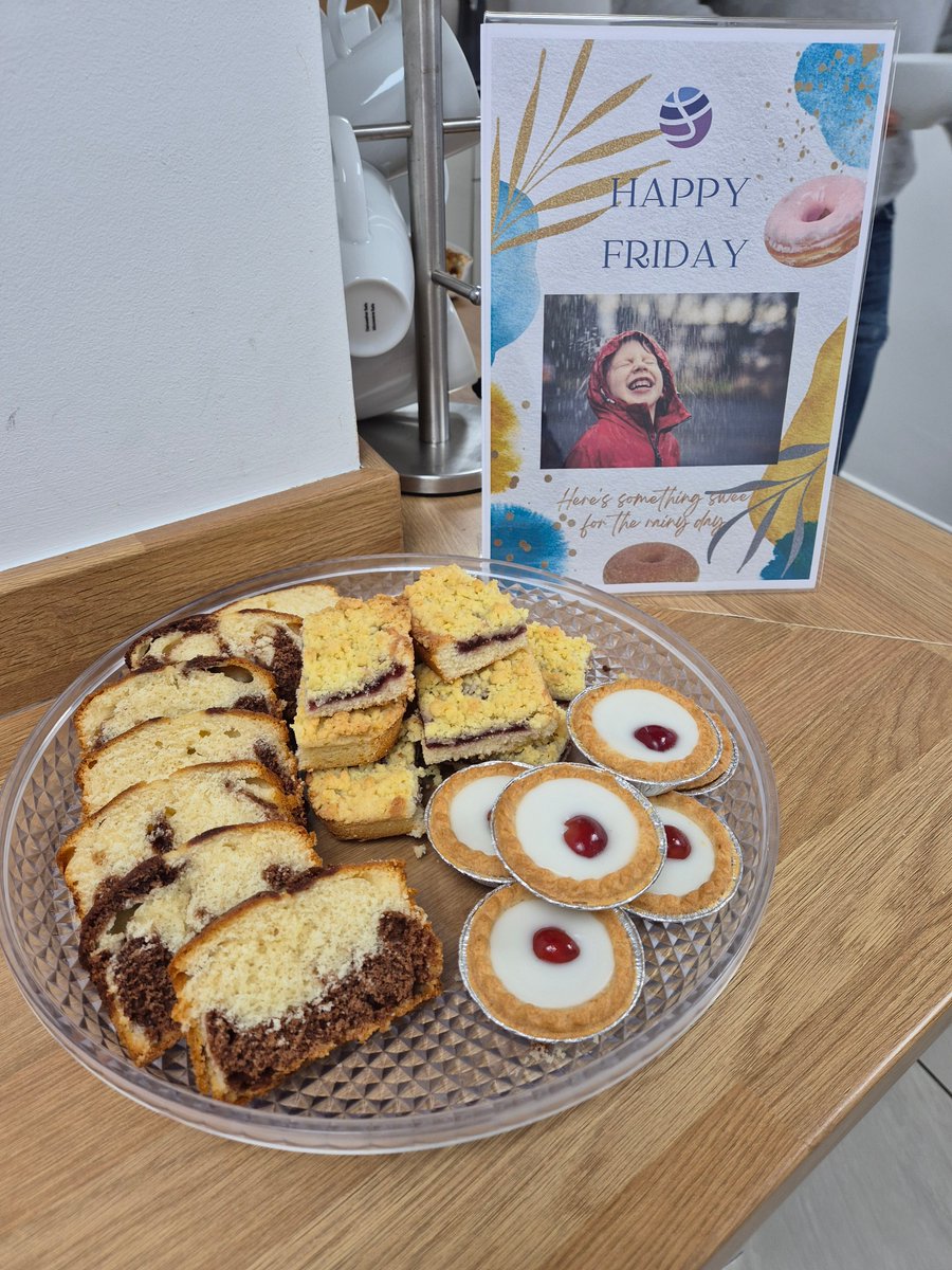 Have a sweet treat on us to brighten up your day. A piece of cake won't fix the weather, but we hope it can lift your mood. Have a lovely weekend, everyone.
#fridayvibe #cake #work #workplace #office #officespace #servicedoffice #privateofficespace #Bristol #Warmley