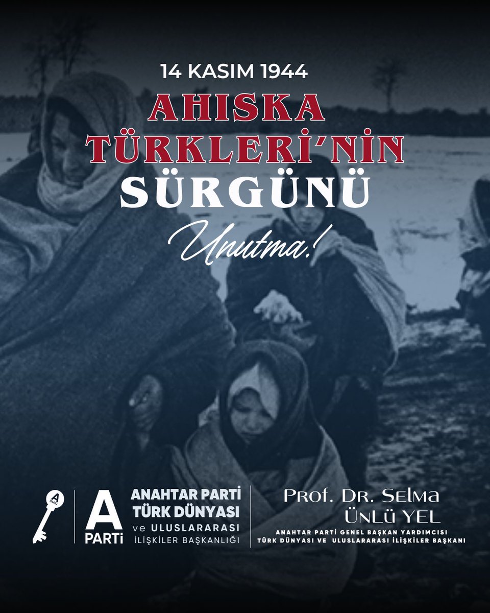 14 Kasım 1944 Ahıska Türkleri’nin Sürgünü Unutma!