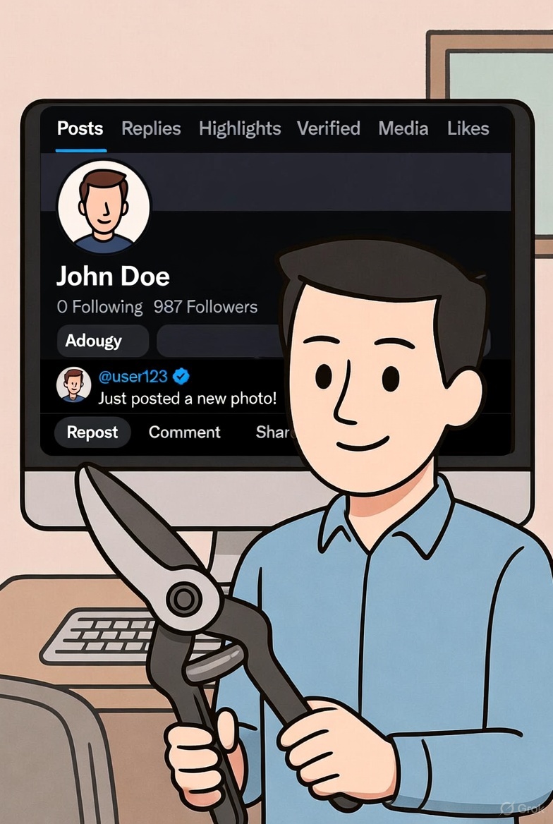 Lisapatb's tweet image. If half your followers on X never tap, read, or reply, they weigh you down. 

Clean up your list so your content reaches the people who actually care. 

Smaller, engaged audience, stronger reach. 

When did you last prune your followers?