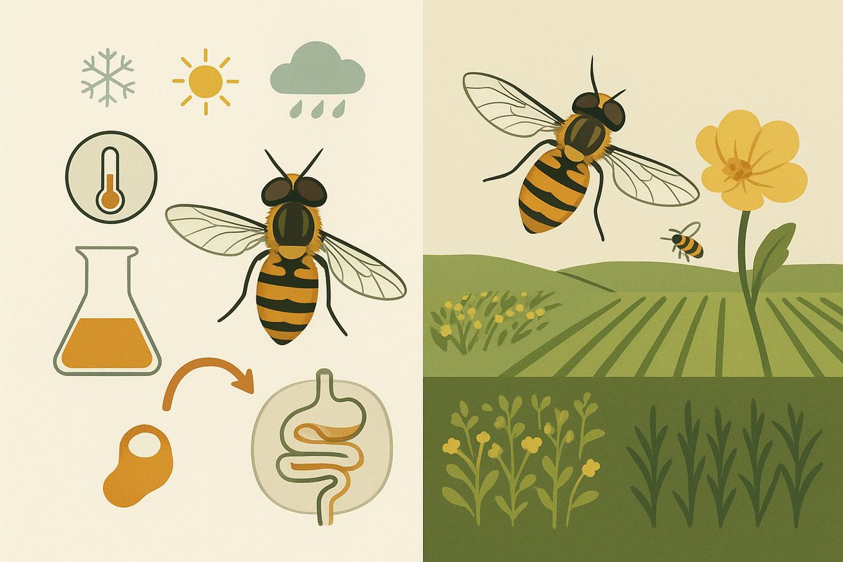DrLucyAlford's tweet image. Looking for a PhD project supporting beneficial insects in a changing climate? 🪰🐝🌱

Then join us at @BristolBioSci with @TomRBishop of Cardiff University, and industrial partner Olombria. 

DEADLINE 03 December 

More information here 👉 bit.ly/4p9Pcyk