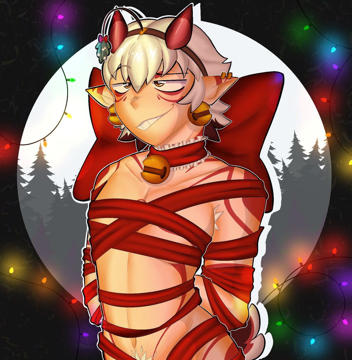 Its November- so yall know what that means
#art #ocart #christmas #yaoiboy