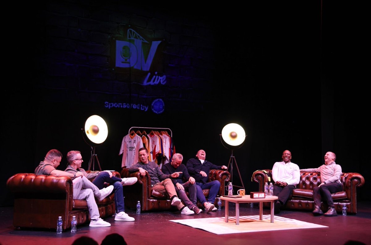 Thank you to everyone who joined us last night, for the first ever Down the Vale live podcast at Howden Park.

David, Stuart, Barry, Marv &amp; Derek were on top form &amp; put on a superb show! 💛