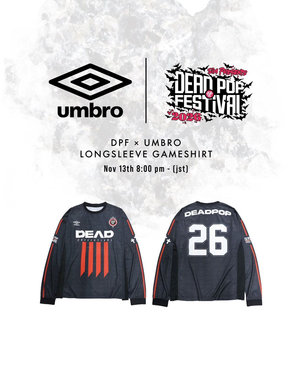 DPF26 OFFICIAL MERCH】 ただいまより、DPF×UMBROコラボグッズの先行