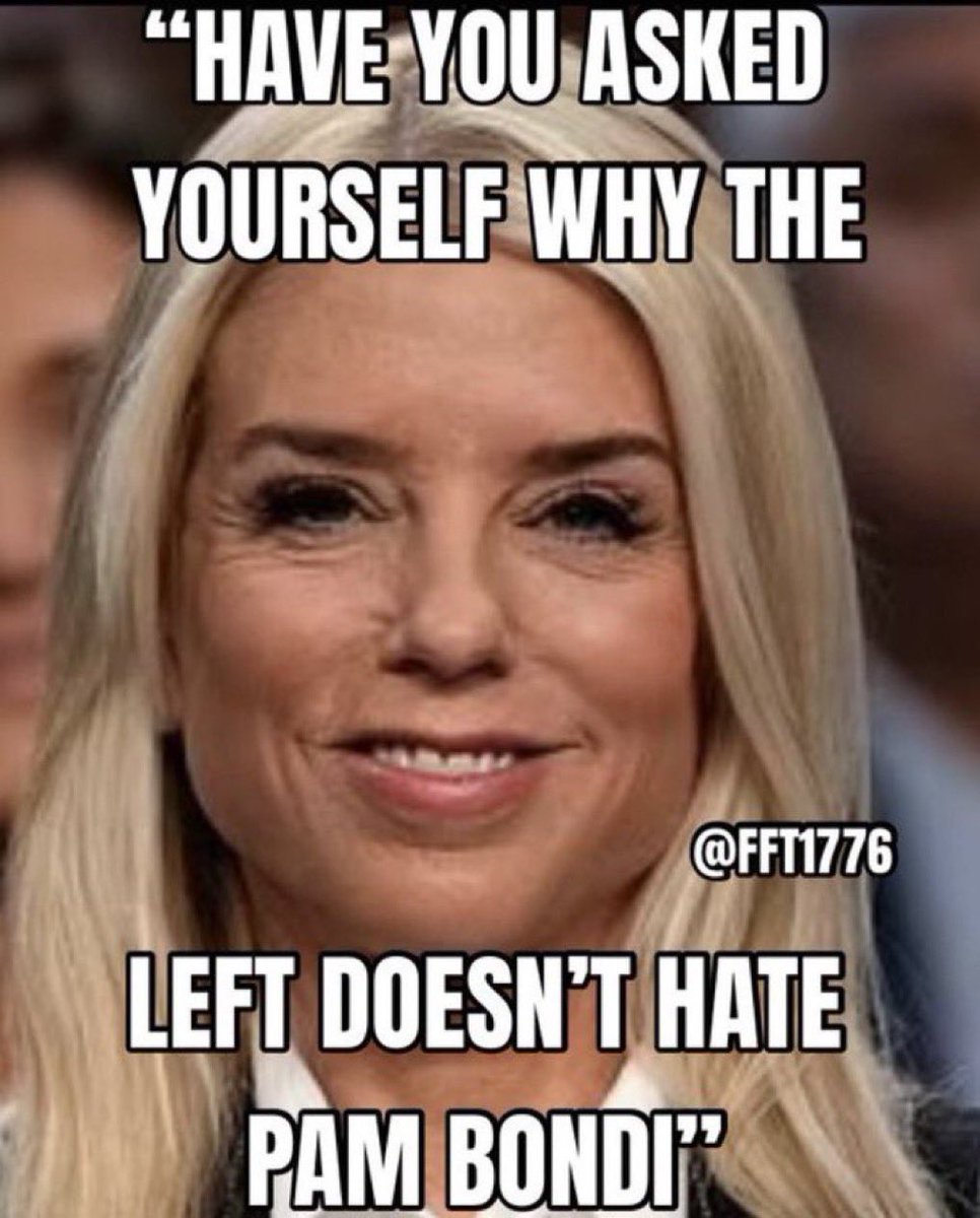 If Pam Bondi cannot accomplish a single Deep State arrest AND conviction in 1 year, who actually believes she can drain the swamp in the next 2.5 years?

Dozens in the swamp!
Let that sink in.

Bondi is losing the Country for us.
