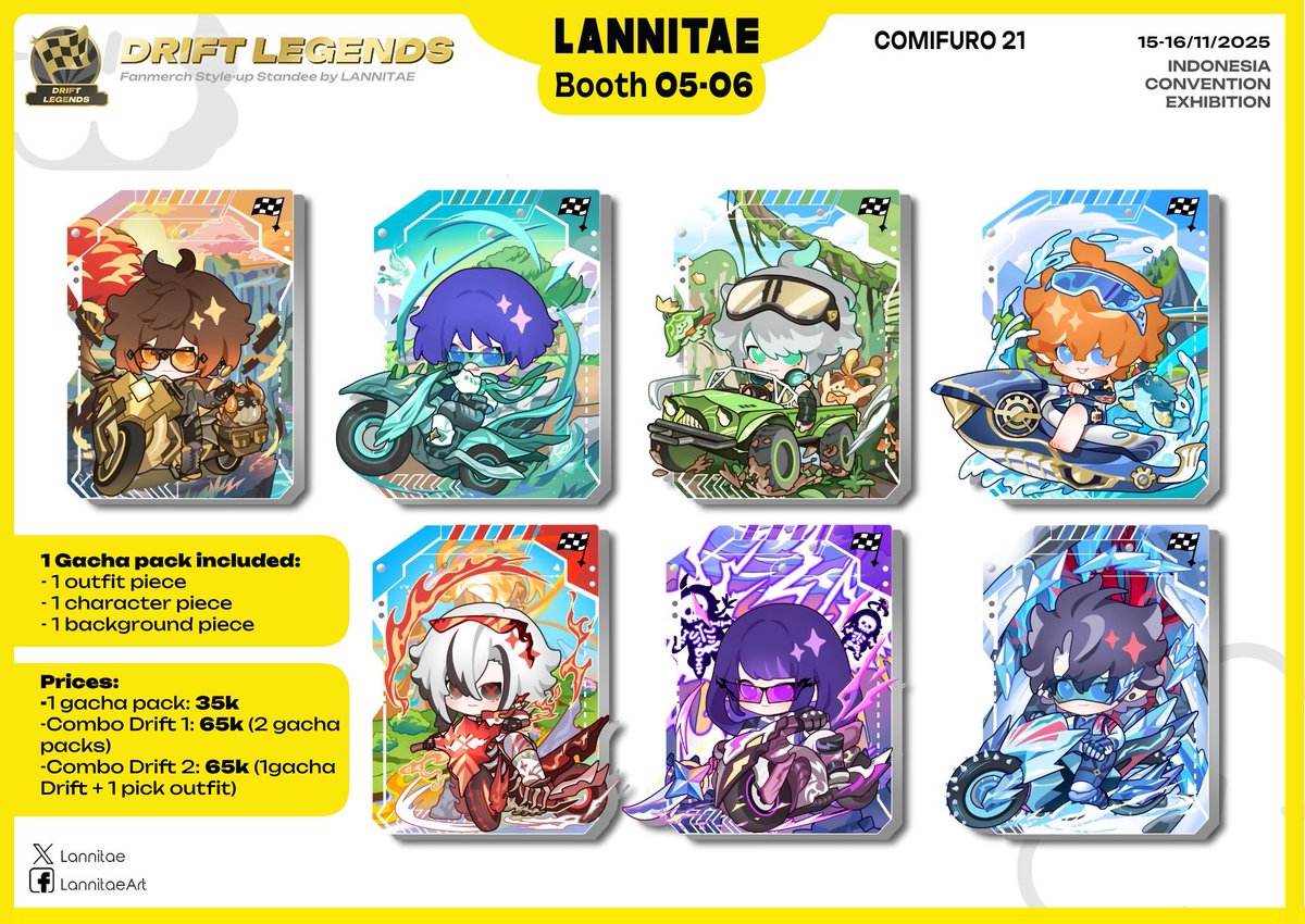 Due to a sudden airline baggage issue 🥹 one of our suitcases went missing, so some items (Furina in Wonderland, Omegaverse, Fright Night &amp; Drift Legends) will be delayed may be till Sunday.

We’ve already emailed everyone with preorders about next steps. For all visitors, we’ll