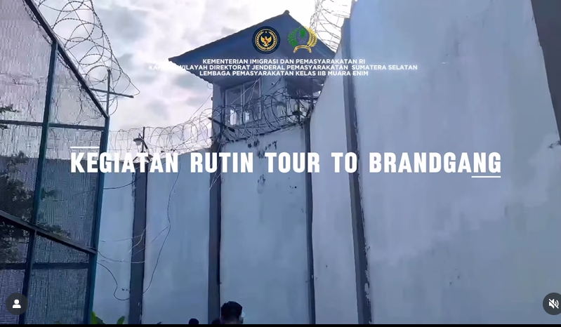 LPMuaraEnim's tweet photo. Lapas Kelas IIB Muara Enim rutin melakukan kegiatan tour to Brandgang https://t.co/JkoS08trei