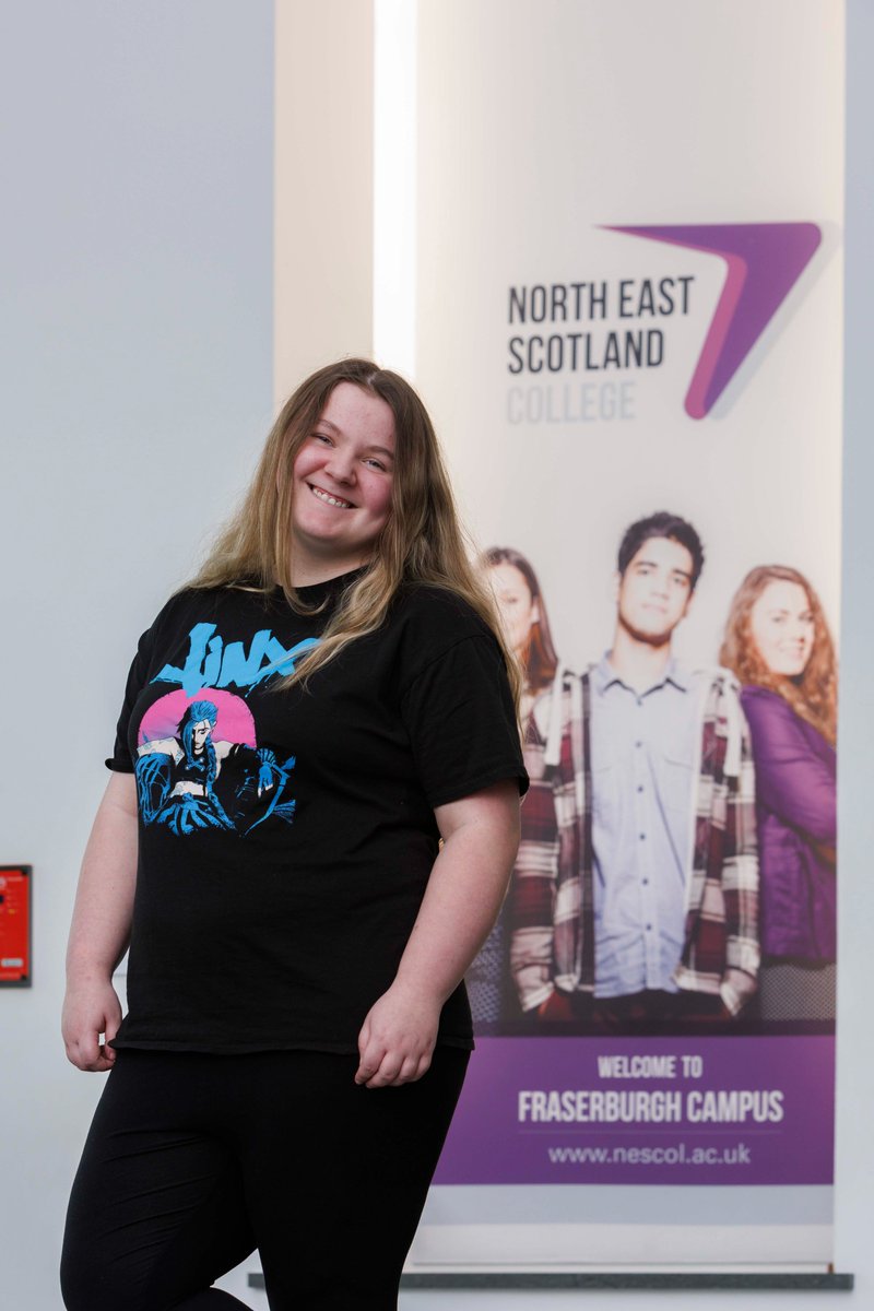 skillsdevscot's tweet image. 17 year old CJ didn&apos;t think college would be an option for her until her careers adviser Liz helped her recognise her strengths and refocus her ambitions. 

CJ is now studying @NESCollege Fraserburgh campus and loving student life 

Read CJ&apos;s story: lnkd.in/eqJ3ebkT