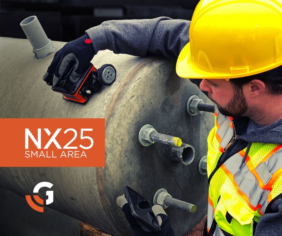 GSSI_GPR's tweet image. Meet the NX25™ Small Area System, your go-to tool for scanning in hard-to-reach places.
Powered by Nexus™, this compact antenna is perfect for walls, ceilings, and tight spaces.
👉 Learn more: geophysical.com/products/nx25 
#GSSI #NX25 #ConcreteScanner #ConstructionInnovation