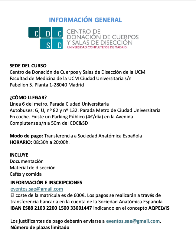 Sociedad Anatómica Española tweet media