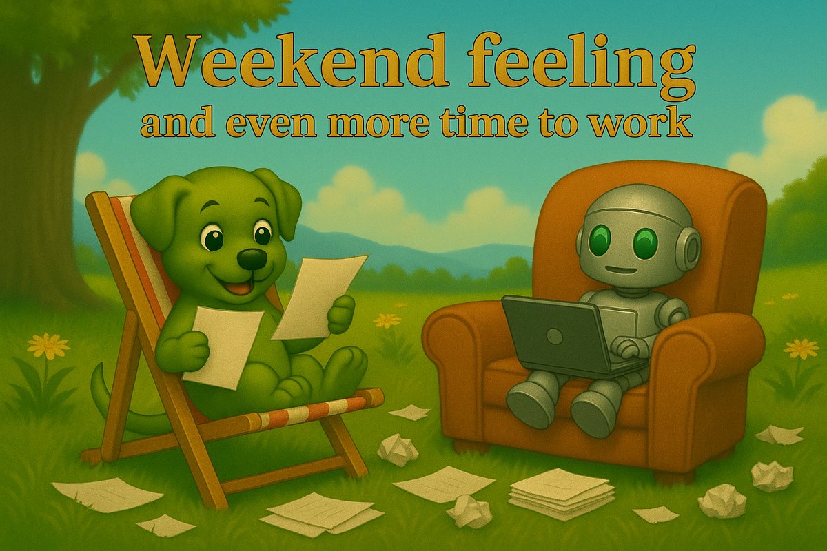 Doerfler1976's tweet image. Weekend vibes at $PATCH HQ:
Patch holding “super important” documents in his paws, R-OX typing on his laptop like he’s saving the universe…
And in the background? Pure Patch-level chaos
Business as usual

Weekend feeling — and still somehow working

#PATCH #MemeToken #CryptoMeme