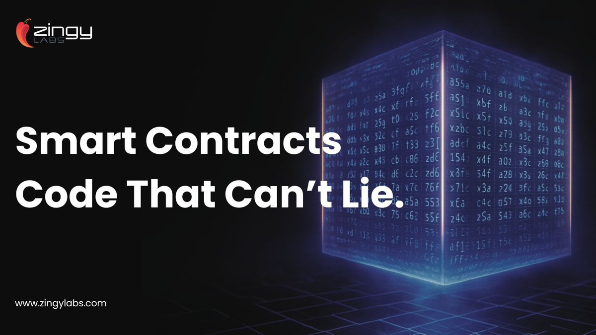 Zingylabs's tweet image. Smart contracts were supposed to feel like magic.
Code that lives on-chain, can’t be bribed, can’t be altered, and doesn’t care who you are.

You sign a transaction → the contract executes → trust is replaced by math.
For a moment, it felt like the future finally showed up on…