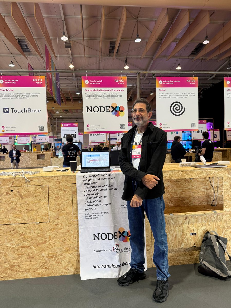 NodeXLAcademy's tweet photo. Great to connect with the #websummit2025 community in Lisbon! #thinklink
https://t.co/IPYmiNy0aJ
#PhdChat #AcademicChatter #sociallistening #NodeXL
#Webinar
#NetworkAnalysis
#SocialMediaResearch
#DataInsights https://t.co/6gr5mFZRyN