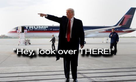 "Epstein is a HOAX! It’s Garland! It’s Comey! It’s Murdoch! It’s fake news! It’s Obama! Look over there - don’t look at ME! - Hunter Biden's laptop!"