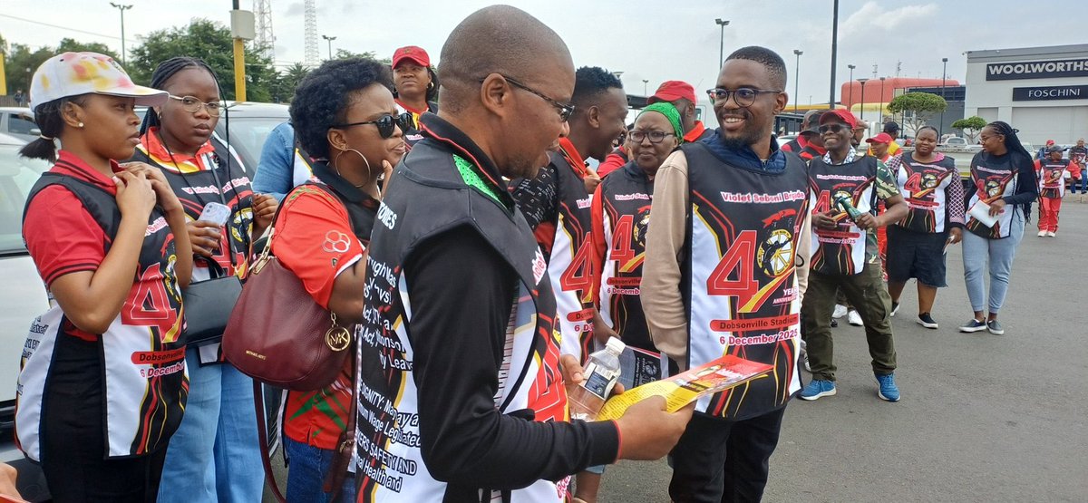 SadtuNational's tweet image. COSATU is mobilising in Soweto ahead of its historic 40th Anniversary.
Join thousands of workers, leaders &amp;amp; allies at Dobsonville Stadium on 6 August 2025 as we celebrate four decades of fighting for workers’ rights, social justice &amp;amp; democracy.
#COSATU40 #WorkersUnite @_cosatu