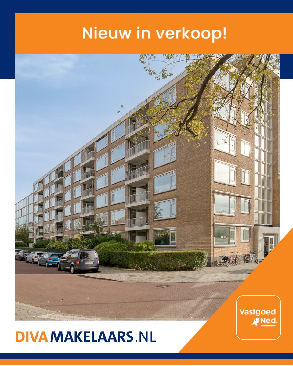 #Tekoop 👉 Starters opgelet! Betaalbaar 2-kamer appartement met ruime slaapkamer, praktische keuken en zonnig balkon.  📍 Erasmusplein 156 gelegen in #Moerwijk van #DenHaag 👉 Klik hier: bit.ly/49Oyekv  voor meer informatie
