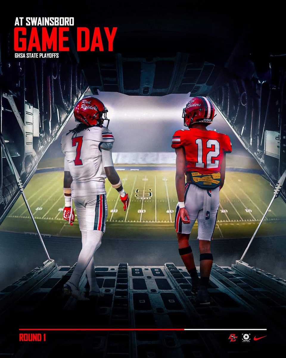 RecruitBCFB's tweet image. 🚨 GAME DAY GHSA ROUND 1 🚨

📍 Swainsboro High School 

⏰ 7:00pm 

#FAM1LY 🔴⚪️⚫️