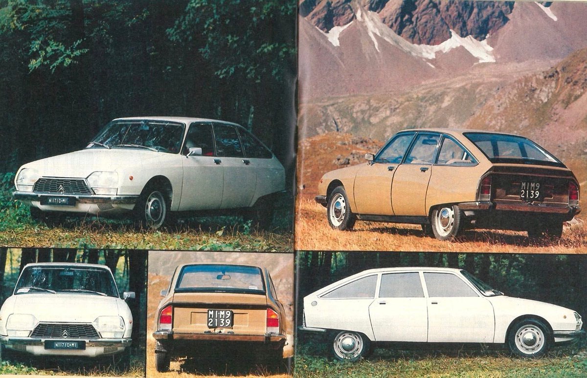 OttantaMagic's tweet image. 1971 Citroën GS Club in Quattroruote magazine.
#Citroen