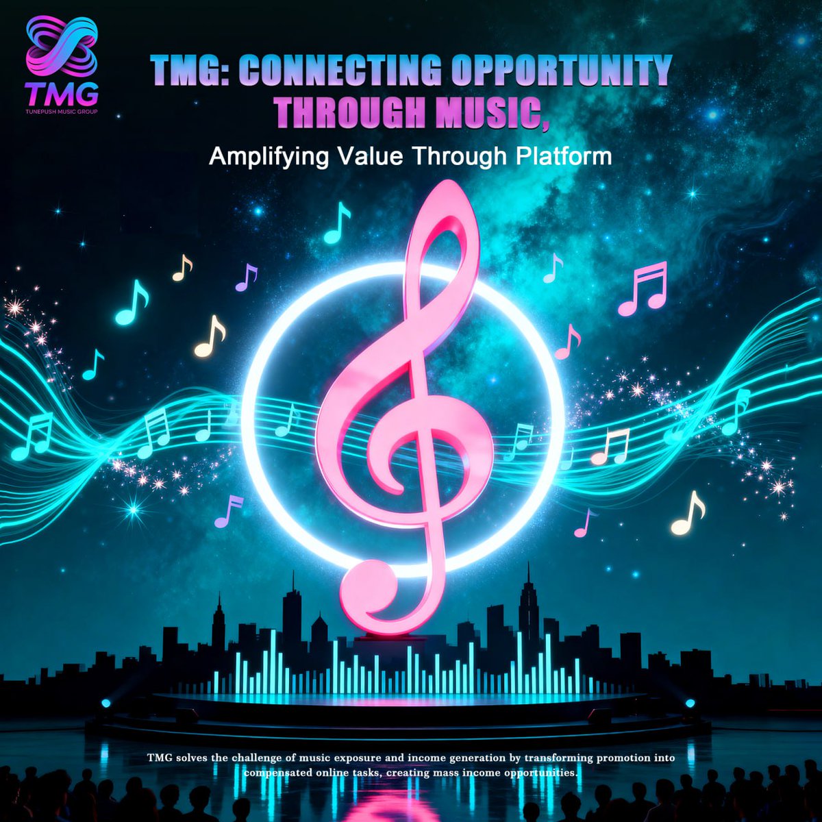 TunePush_Music's tweet image. TMG Connects Opportunities with Music, Amplifies Value with Its Platform
Great works often get lost in the digital noise.
✅ Data-driven global exposure
✅ Simple tasks to earn income
✅ Multi-market reach for creators
#TMG #TMGMusic #TMGGlobal #MusicDevelopment