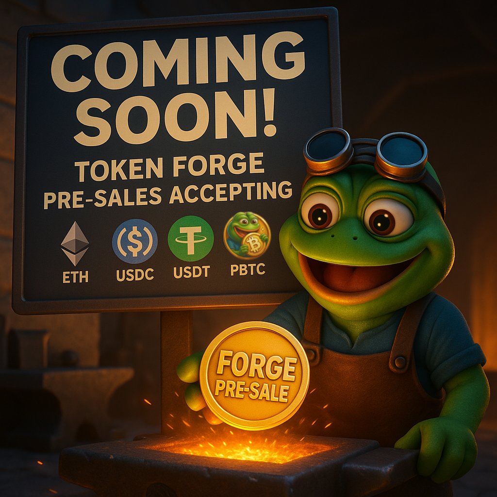 🚀 Token Forge gave builders everything for a secure, onchain launch on <a href="/base/">Base</a>:

🔒 Locked LPs
🐋 Whale protection
📆 Vesting
🛡️ Anti-rug mechanics

No other launchpad  compares.

But there was one friction point: Presales required PBTC.

That’s about to change.

Soon, buyers can