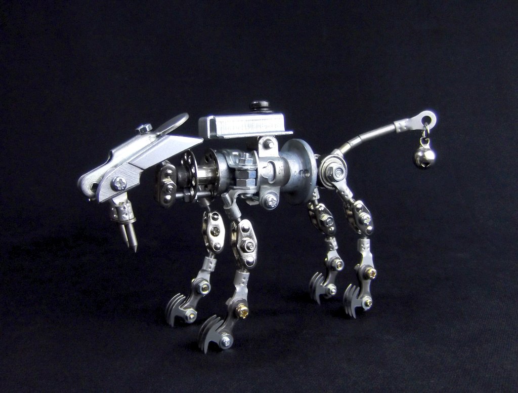 おおかみ #鍛冶屋兼正 #廃棄芸術 #ジャンクアート #junkart #廃棄物