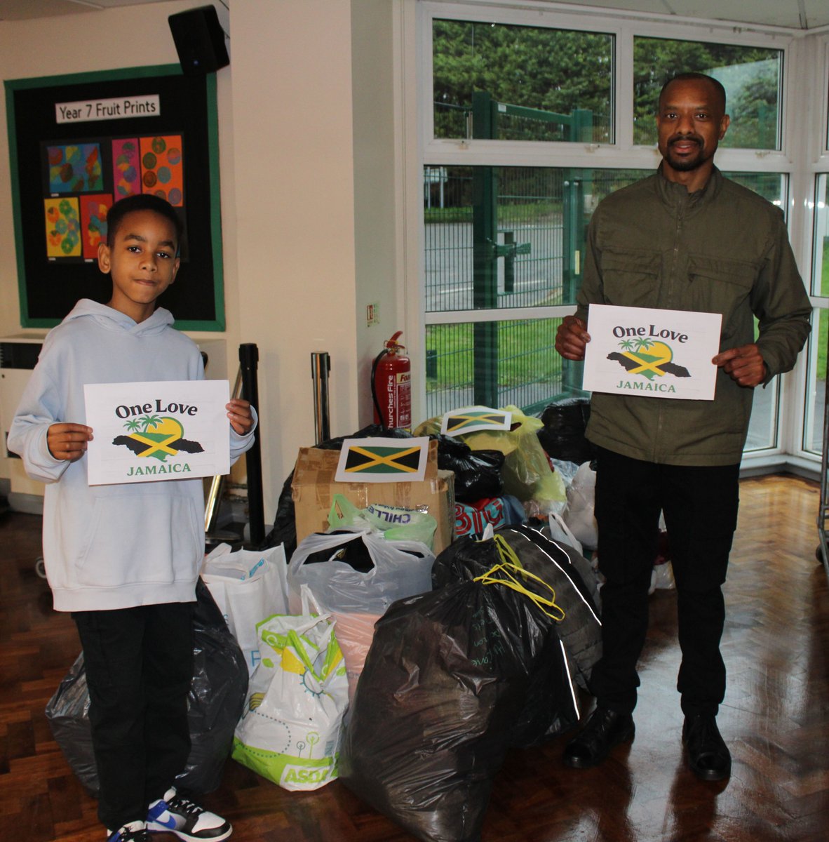 🇯🇲 Support for Jamaica After Hurricane Melissa 🇯🇲
A huge thank you to our amazing school community for your generosity! We’ve collected an incredible amount of supplies to be shipped to families in Jamaica.
Special thanks to Jade Jones for organising the collection.