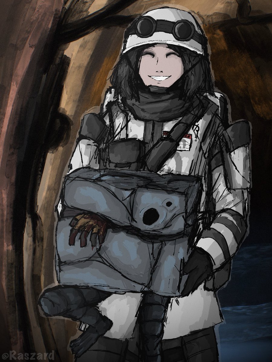 raszard's tweet image. Dr. Vilsia with her new friend 

#AbioticFactor #Abiotic_Factor