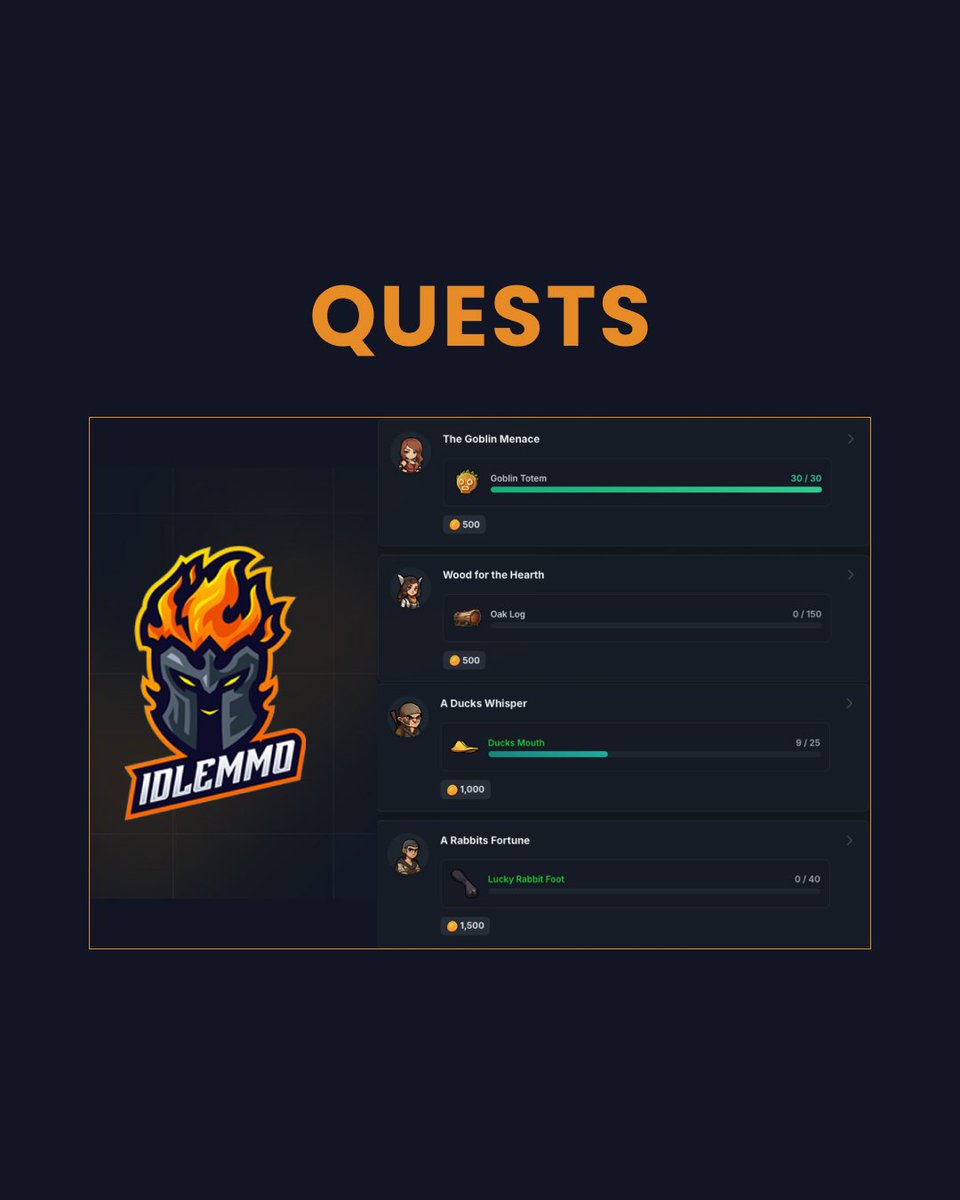 Quests have been added into the game! 

Check it out to explore more than 100 quests! 

What do you think about this feature? 👇