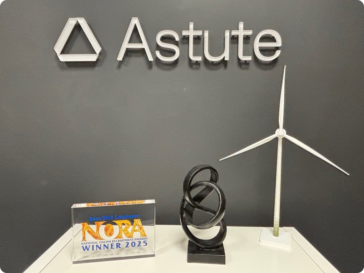 AstutePeople's tweet photo. WE DID IT! 🎉 We are the NORA Best SME Employer 2025! 🏆

This NORA win is for our focus on the #CandidateExperience and digital innovation. We're doubly proud to have also been a finalist for Best Small Recruitment Agency!

https://t.co/jERcGECHKB https://t.co/BOtofisipu