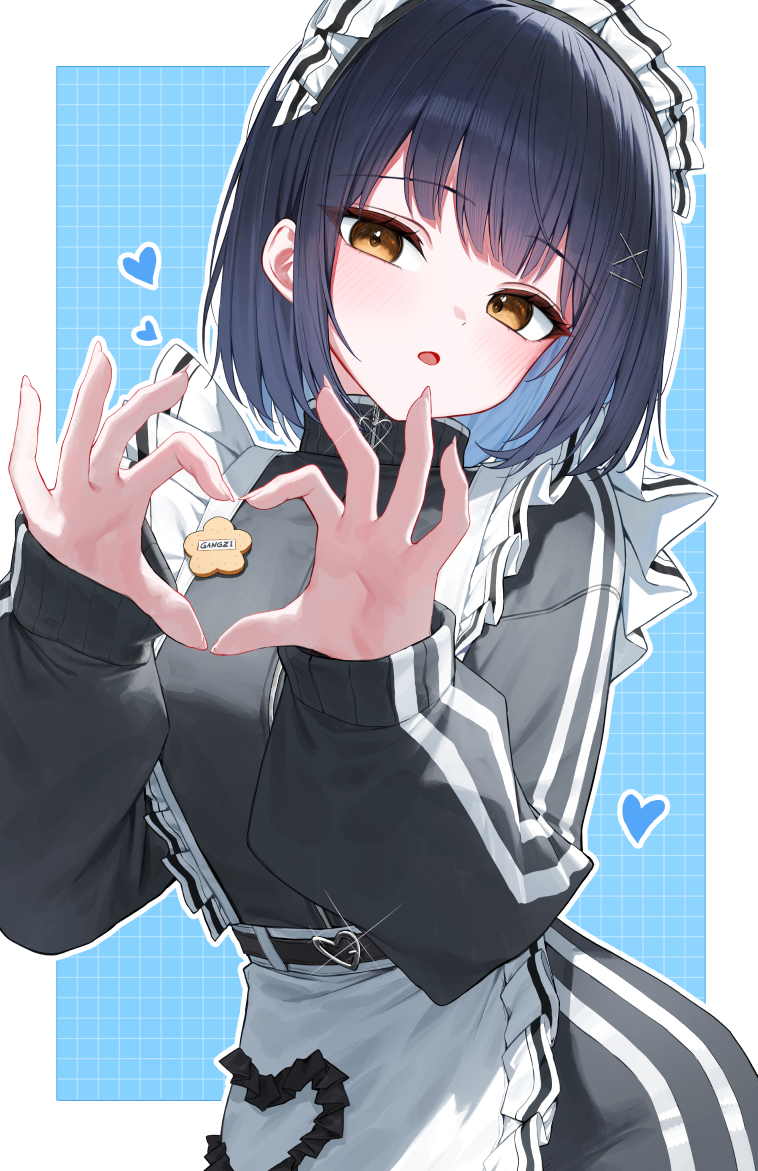 huhi_1211's tweet image. 강지(@GANGZIIII )님 생일 카페 방문특전 LD 및 SD 일러스트  작업했습니다😊