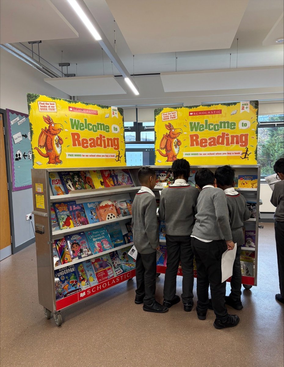 Sharing our love of reading! The children of Heathfield are making their wish lists of all the fabulous books from Scholastic! #heathfield #reading