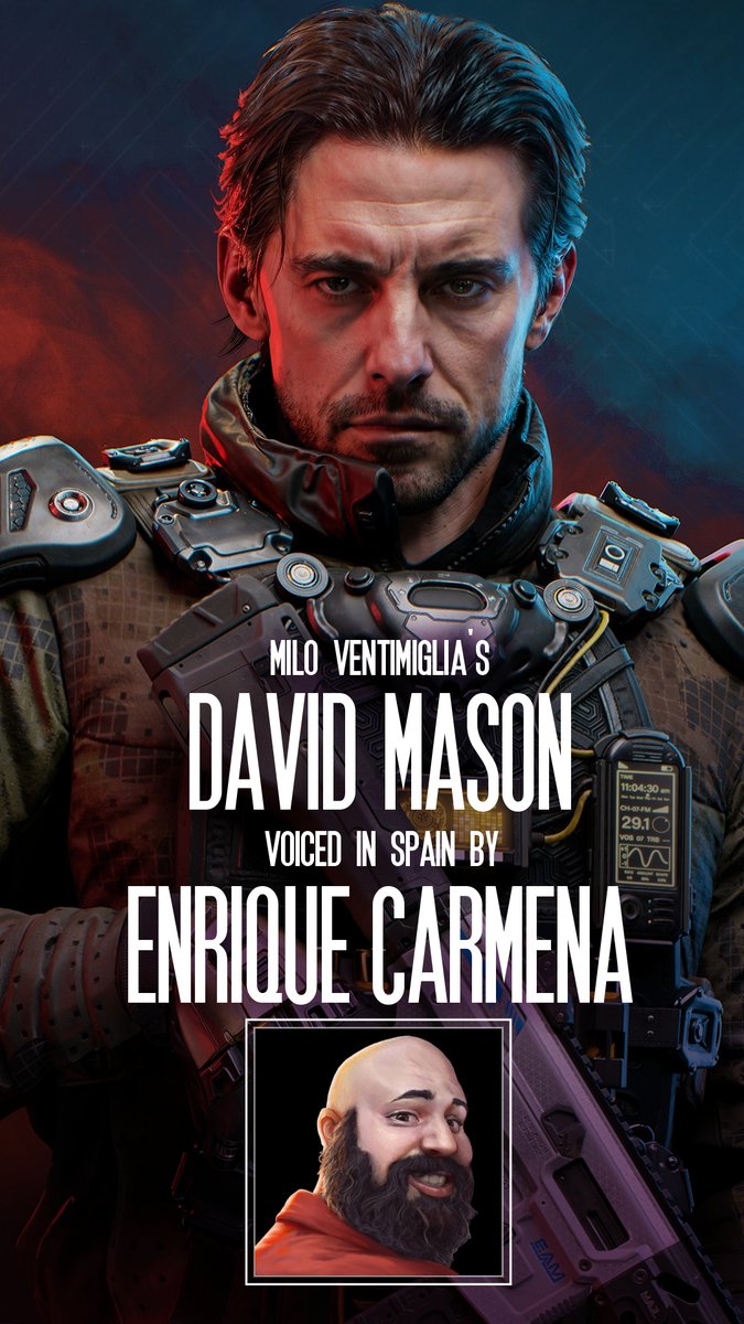 Al grano:

¡HA SALIDO <a href="/CallofDutyES/">Call of Duty España</a>  #BlackOps7 Y YO. SOY. JOHN CALLOFDUespera ARG mierda lo he dicho mal, la he cagao. Perdón.

Ejem, otra vez:

¡SOY DAVID MASON!

¡Disfrutad esta FLIPADA de campaña!

Congrats to <a href="/MiloVentimiglia/">Milo Ventimiglia</a> for his GREAT work! I couldn't do it without you!