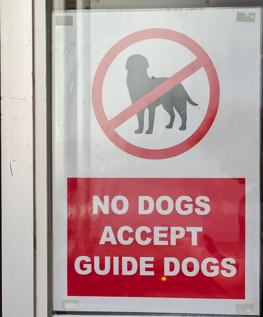 Sad to see such discrimination in the canine community.