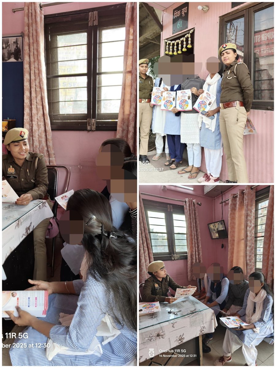 #MissionShakti5 -सशक्त नारी,सशक्त प्रदेश।
<a href="/LkoCp/">CP LUCKNOW</a> के निर्देशन में <a href="/dcpcentrallko/">DCP Central Lucknow</a>   के नेतृत्व में थाना मदेयगंज पुलिस टीम द्वारा छात्राओं  को मिशन शक्ति,महिला हेल्प लाइन नंबर व साइबर हेल्प लाइन नम्बर  के बारे में जागरुक किया गया ।
<a href="/Uppolice/">UP POLICE</a>
<a href="/dgpup/">DGP UP</a>
<a href="/wpl1090/">Women & Child Security Org 1090 | UP Police</a>
<a href="/missionshaktiup/">MissionShakti</a>