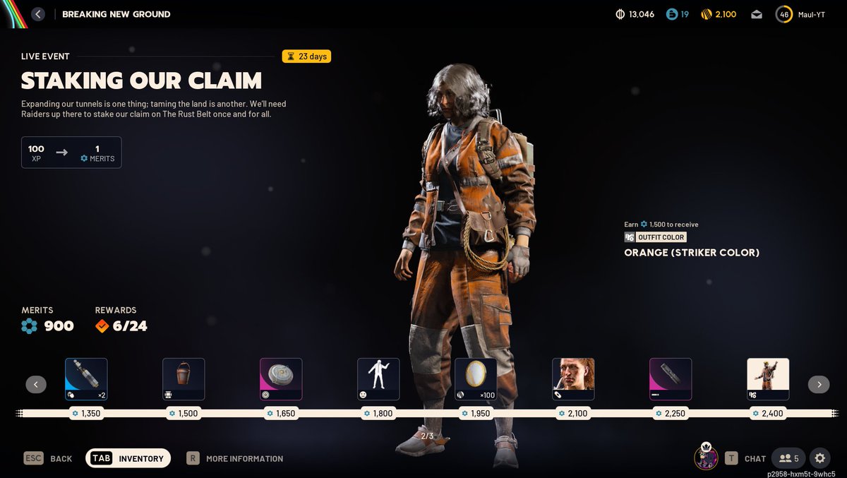 ARCRaidersMedia's tweet image. Breaking New Ground: There are 24 total rewards to claim using Merit Points | #ARCRaiders