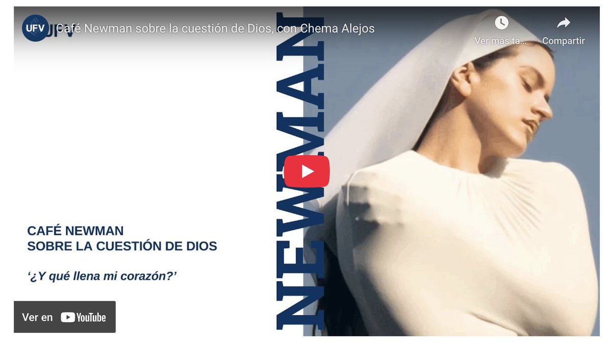 Ya puedes volver a ver el #CaféNewman sobre la cuestión de #Dios con <a href="/ChemaAlejos/">Chema Alejos</a>. institutojohnhenrynewmanufv.com/vuelve-a-ver-e…