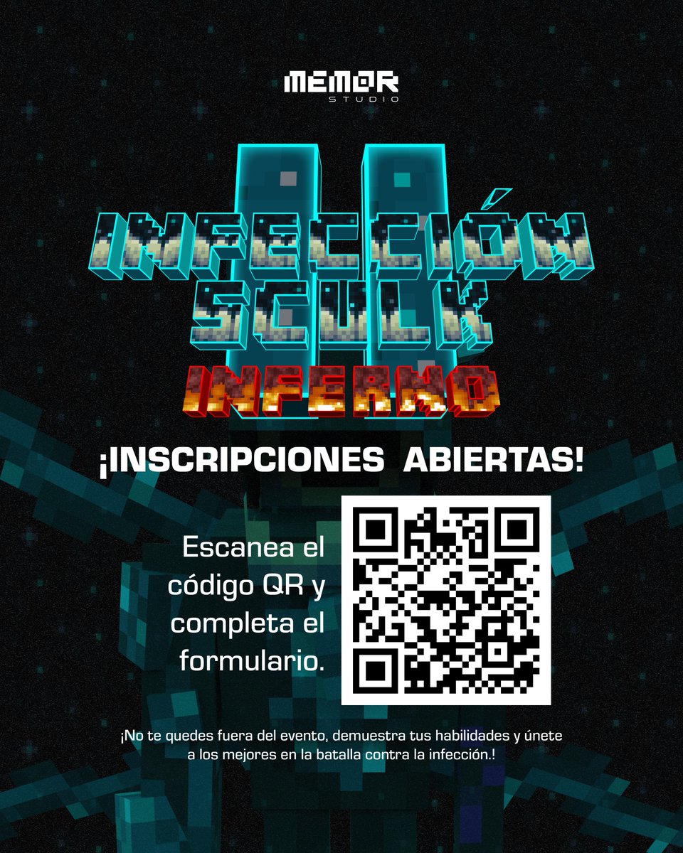 Inscríbete y sobrevive a la Infección.
forms.gle/MuiXvt88Up6jky…