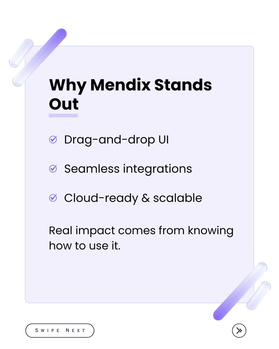 Seasiainfotech's tweet image. Low-code is powerful, but expertise makes it transformative. From visual modeling to scalable systems, Mendix helps teams build faster, smarter, and with impact. 🚀 Build apps that truly mean business.

#Mendix #LowCode #LowCodeDevelopment #EnterpriseApps