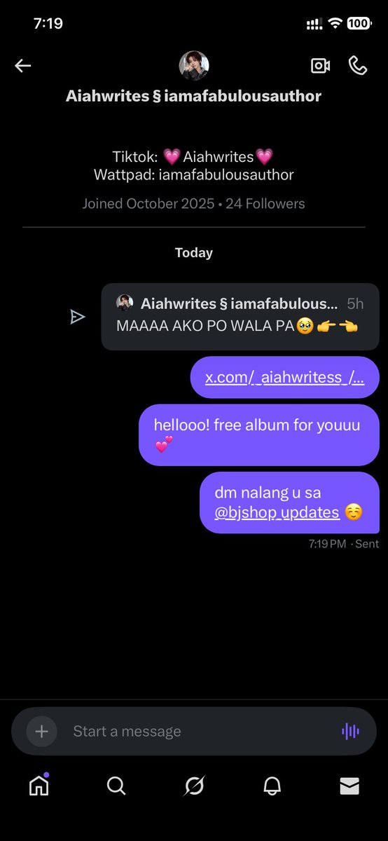 check dm guys! dami pa ko bibigyan 😻