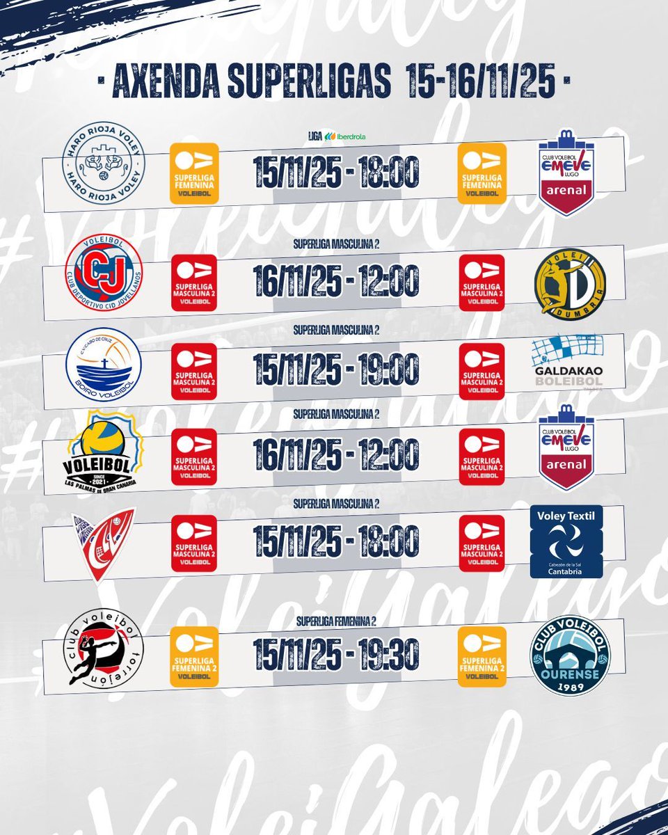 VoleiGalego's tweet image. 💪🏻  Imos con todo a por esta xornada en competición nacional!