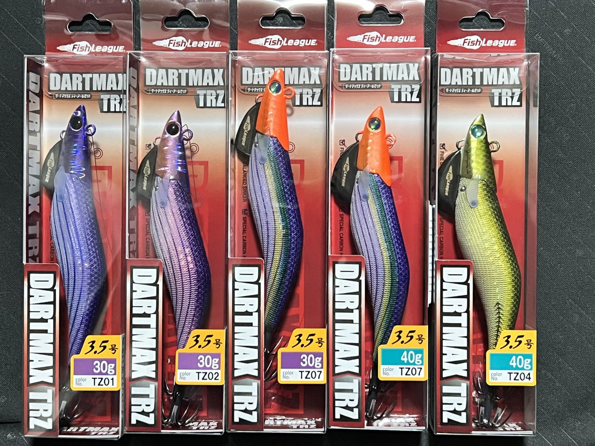 DARTMAX TRZ 40g 3.5号 TZ01 TZ04 14日21:30販売開始 エギリー ダート