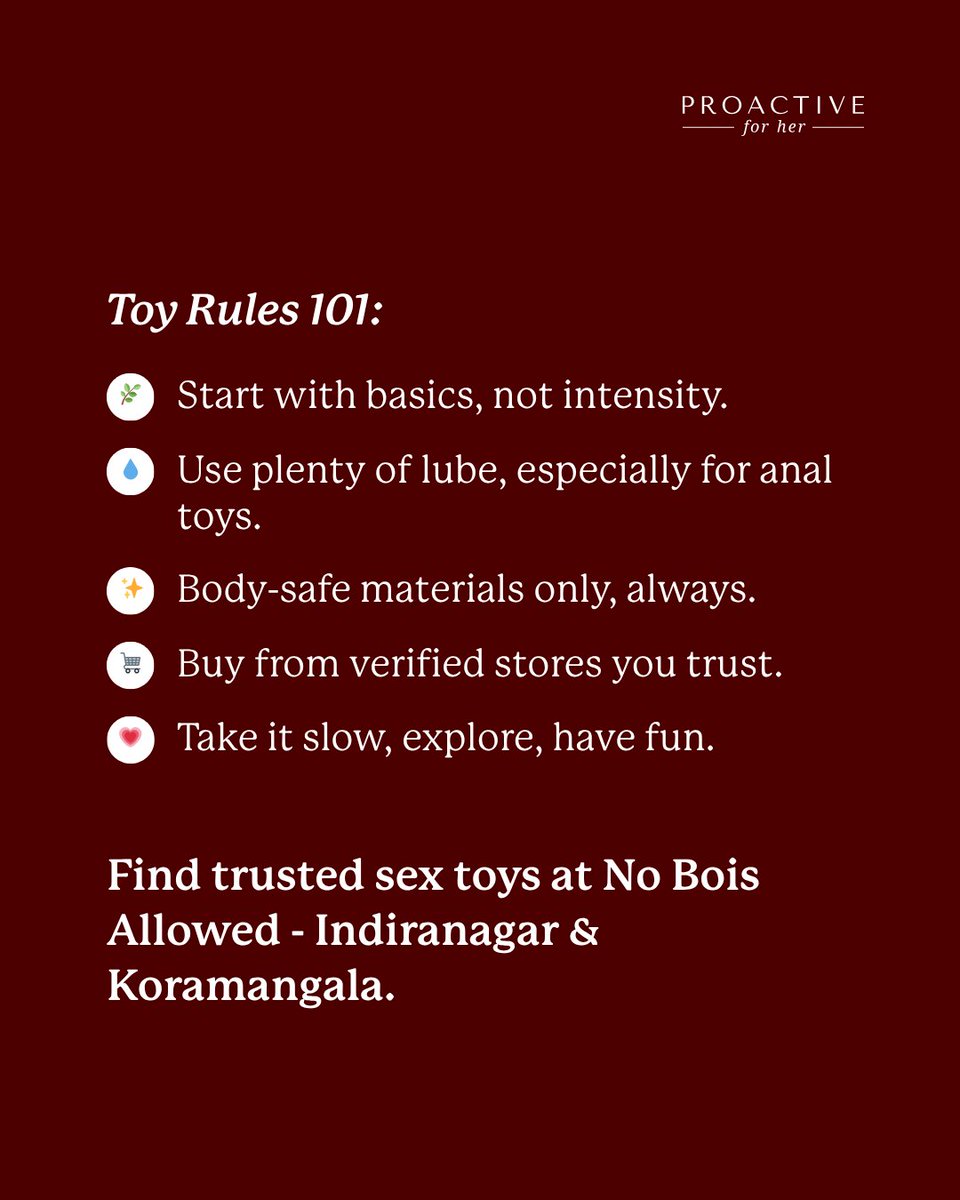 Team_Proactive's tweet image. Sex toys, simplified. Your guide to better pleasure starts here. Available at No Bois Allowed in Indiranagar &amp;amp; Koramangala!
#sexualhealth #toys #womenshealth #pleasure
