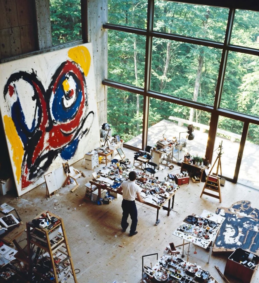 art_forus's tweet image. نضيف لقائمة الأمنيات مرسم بإطلالة ساحرة على الطبيعة 🤦🏻‍♀️🧡