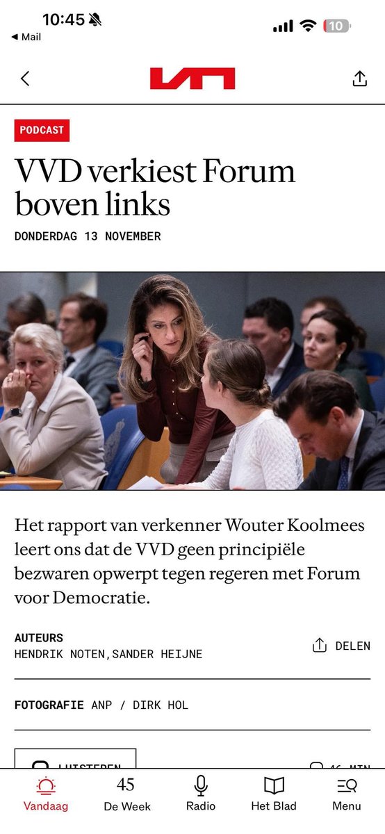 Is de inhoudelijke bodem voor de <a href="/VVD/">VVD</a> al bereikt....?