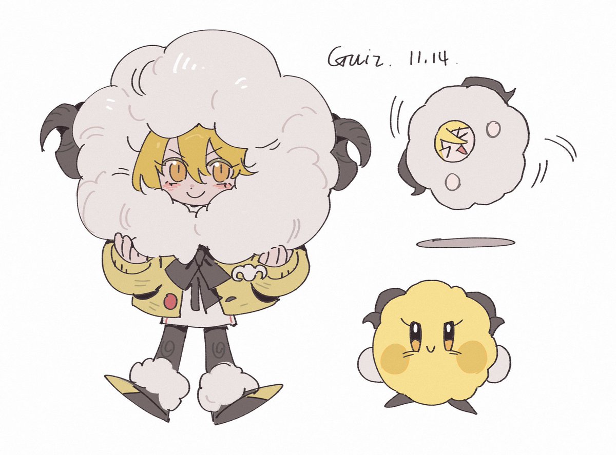 小羊萌死了，摸摸小羊
然後看到雞和羊放在一起大腦出現了，唐揚雞塊