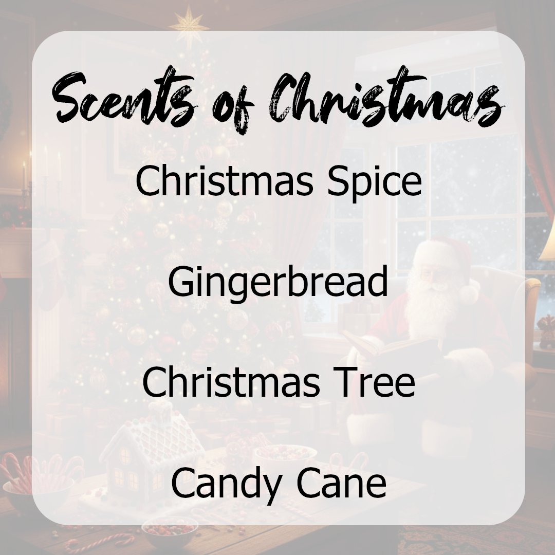 🎄 Scents of Christmas are BACK! 🎁
Our festive wax melts are ready to make your home smell like the holidays! ✨

❤️ Candy Cane
🍪 Gingerbread
🍊 Christmas Spice
🌲 Christmas Tree

Tap the link to shop before they melt away! 👇

Rhiwax.co.uk

#Handmade #ShopSmall