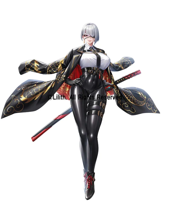 【対魔忍RPGX】11/16 17:00よりガチャに新キャラ追加! 新イベントに合わせて新たな臥者が追加。 ジャンボ山先生謹製、(SR科学)緋堂 麗李 初登場!! 「下がりなさい。私が道を斬り拓く!」 #対魔忍RPG