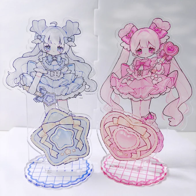 【COMITIA154 頒布グッズ】

魔法少女達のフレーム付きアクリルスタンドです…!
そのまま飾っても組み立てても可愛いデザインにしました💕

 #コミティア154  #COMITIA154 