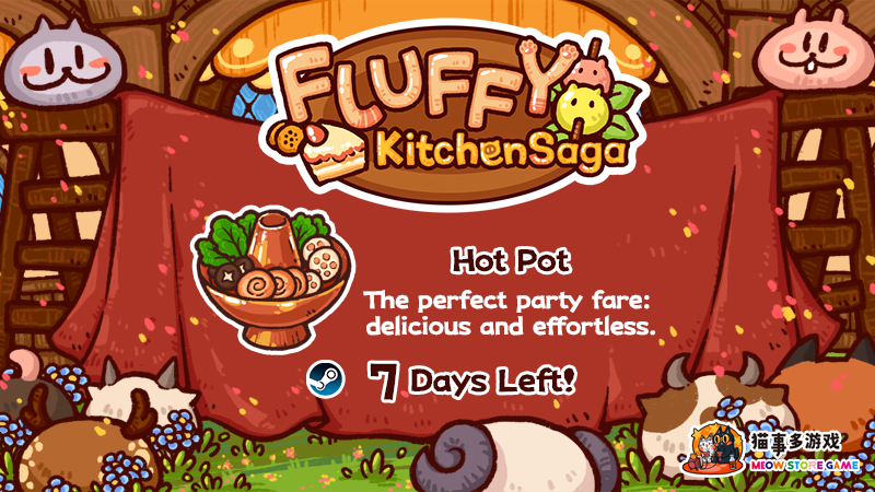 meowstoregames's tweet photo. 7 Days to Launch! | You Are the Soul of This Cozy Diner

Every drink you brew and every dish you prepare carries the happy smiles of your furry friends.
https://t.co/zjKSct4f8I https://t.co/wxqA5CJ2NN