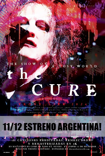 The Cure - The Show of a Lost World
Estreno en cines de Argentina
11 de Diciembre
cinemarkhoyts.com.ar/pelicula/the-c…

#thecure #robertsmith #argentina #songsofalostworld #rock #cine