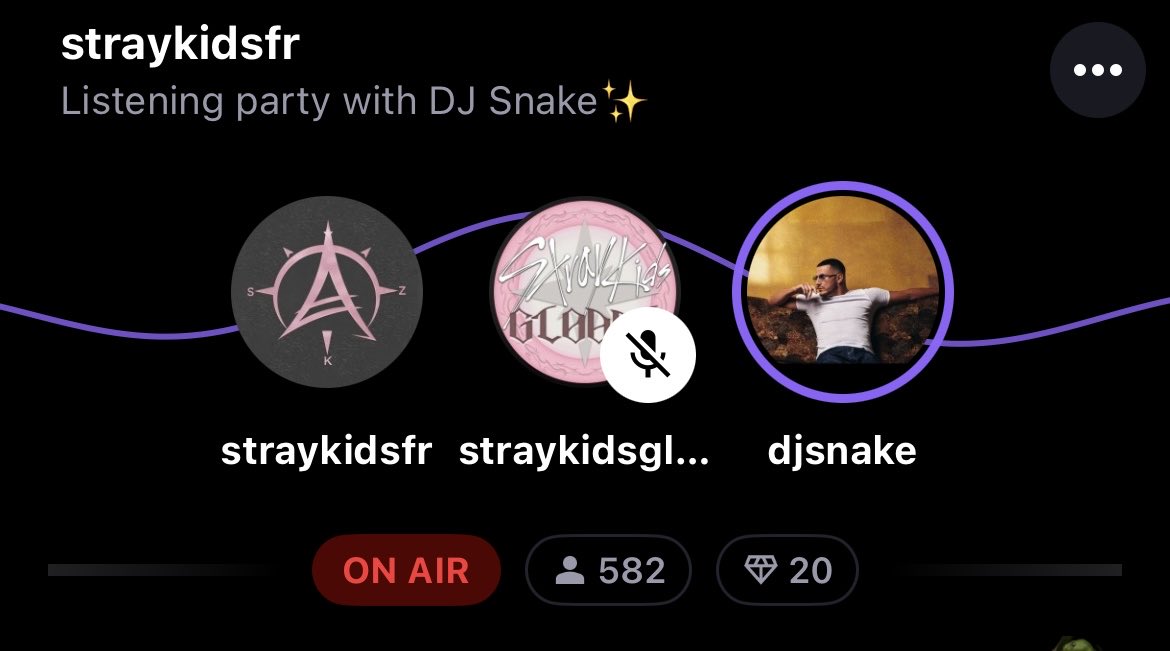 StrayKidsGlobal's tweet image. STRAY KIDS FANBASES × DJ SNAKE 🔥

DJ Snake is sharing behind the scenes with us~ 
JOIN NOW! 

📻 stationhead.com/straykidsfr

#StrayKidsXDJSnake 
#StrayKids #InTheDark
@Stray_Kids